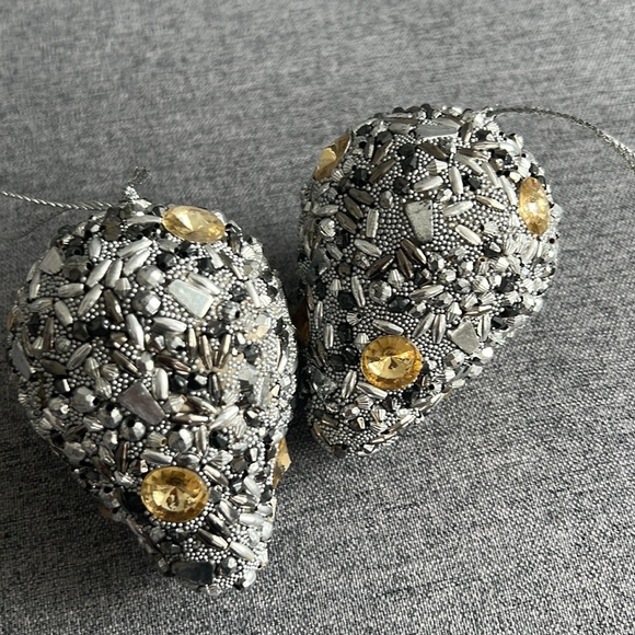 ANTHRO Set of 4 mirrored ornaments - Picture 4 of 4